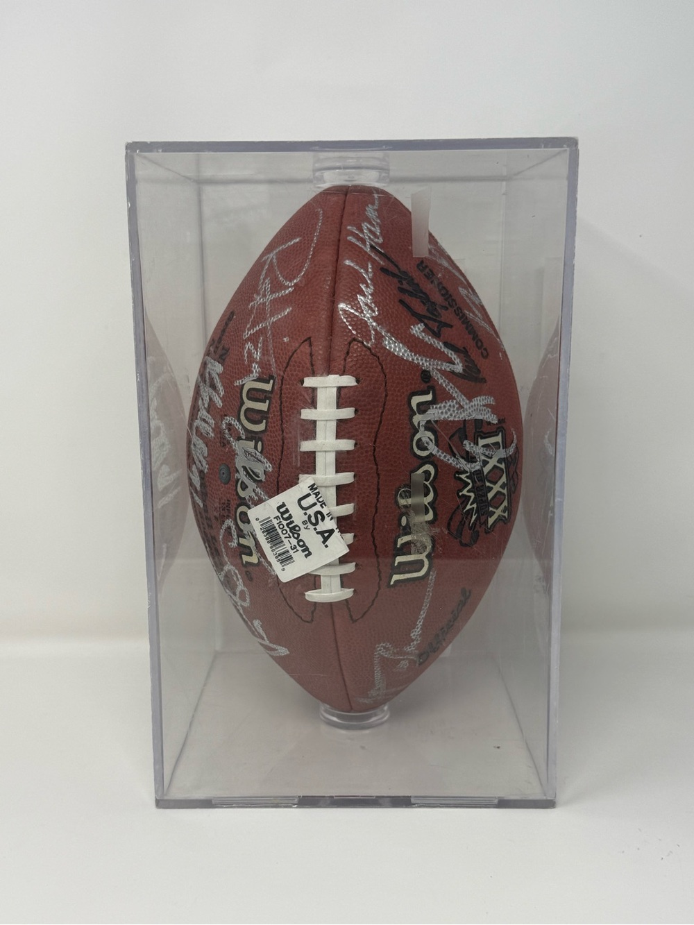 CNA Super Bowl XXXI Football signatures